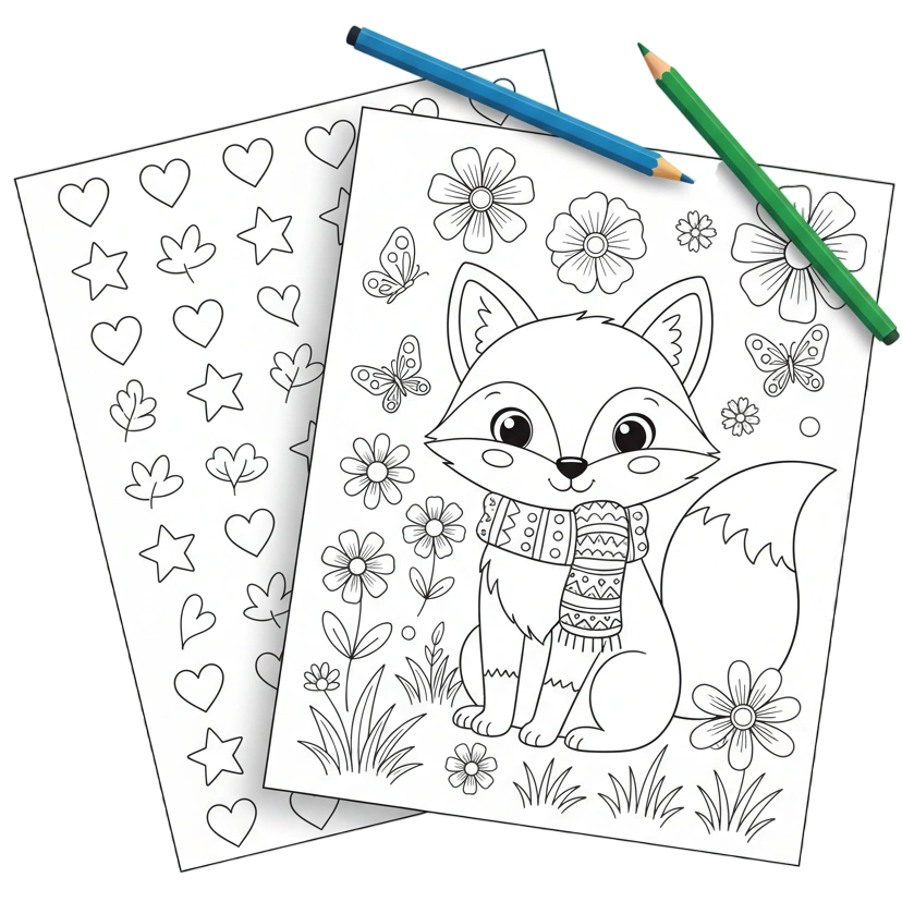 Free printable coloring pages for kids and adults